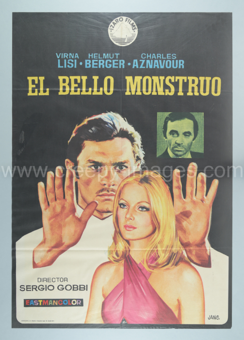 Der letzte Tanz des blonden Teufels / Un beau monstre - Spanisches Plakat